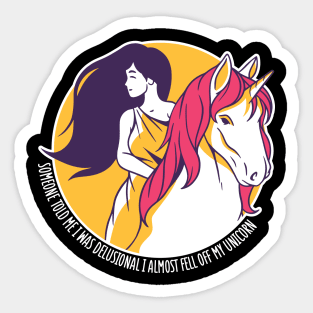 Riding my Unicorn Sticker